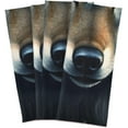 thumbnail image 2 of Dreamtimes Wolf Face Black Kitchen Towels, 18 x 28 Inch Super Soft and Absorbent Dish Cloths for Washing Dishes, 4 PCS Reusable Multi-Purpose Microfiber Hand Towels for Kitchen, 2 of 7