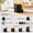 Black-Cylindrical, variant on Sponge Holder For Kitchen Sink Ceramic Checkered Dish Rack