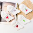 thumbnail image 3 of Student Leisure cotton socks white, 3 of 9