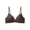 A-Brown, variant on Wireless Bras for Women,Comfortable Supportive Tshirt Bralette Plus Size Bras for Women Full Coverage Tshirt Brassiere V Neck Seamless Push Up Bralettes E-Brown M