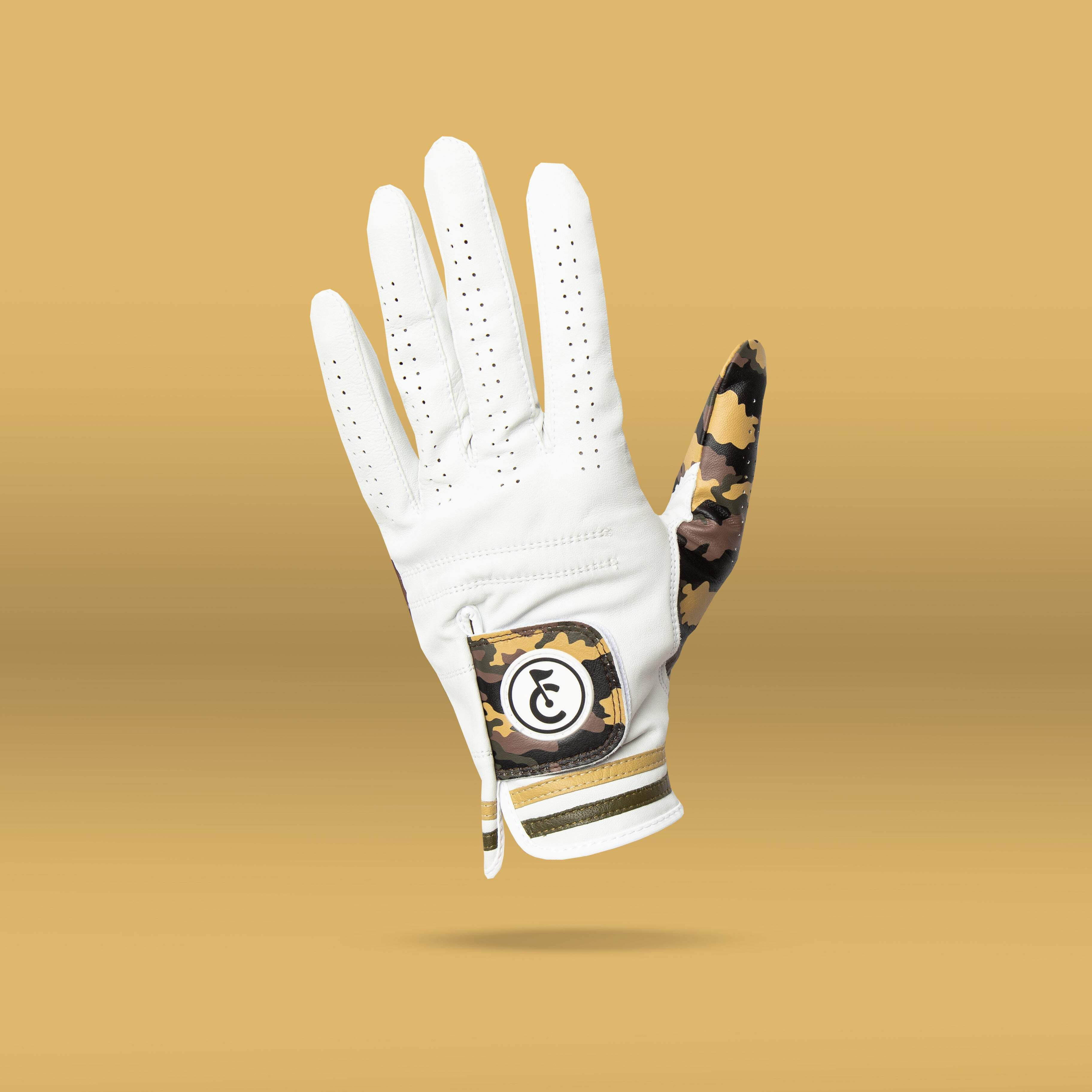 Camo Military Golf Glove | Premium Cabretta Leather & Supportive Palm Pad