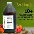 thumbnail image 2 of Fire Brew Fortify – Unsweetened Apple Cider Vinegar Wellness Tonic – 128 Concentrated Shots of Healthiest Organic, Vegan Ingredients for immunity, Digestion, & Fighting Inflammation – Half Gallon, 2 of 6