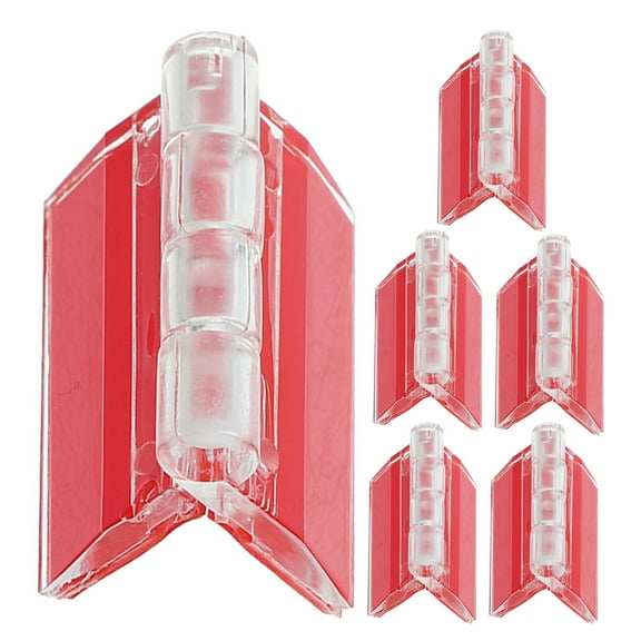 6 Pcs Self Adhesive Hinge Decor Quilting Ruler Rust Tie Tool Sink