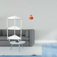 thumbnail image 2 of Mesa auxiliar de esquina moderna con estantes de niveles y figura de bolsa de dinero para cocina, baño, sala de estar, dormitorio, regalo de inau, 2 of 8