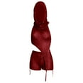 thumbnail image 5 of Sparkly Sequin Two Piece Outfits for Women Backless Irregular Halter Tank Top and Shorts Matching Set Rave Party Clubwear, 5 of 6