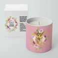 thumbnail image 2 of Carolines Treasures CK4147CDL German Shepherd 2 Soy Candle 10 oz Decorative Gift Scented Soy Candles for Home Pink, 2 of 2