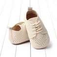 thumbnail image 6 of Otqutp Children Flat Shoes&nbsp;Girls Boys Single Shoes First Walking Shoes Toddler Soft Bottom Breathable Lace Up Mesh Sports Shoes, 6 of 8