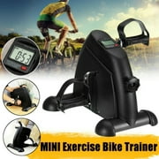 2021 NEWEST Under Desk Bike Pedal Exerciser - Mini Cycle Exercise Bike for Leg/Arm Pedder Portable Home Exercise Bike Pedal Exerciser Foot Peddler Portable Therapy Bicycle L