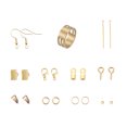 thumbnail image 3 of EeaseCA Handmade Charm Ear Clip Ear Stud Kit Creative Ear Pendant for DIY Material Earrings Making (Golden, Single Box), 3 of 7