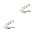 thumbnail image 3 of Injueey Estante para zapatos Elenxs, estante ajustable de doble capa para zapatos, soporte de almacenamiento para el hogar de plástico blanco verde 2piezas, 3 of 6