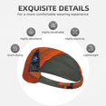 thumbnail image 3 of Orange Net Fishing Boat Headbands for Women Men, Workout Elastic Sweat Band for Yoga Running Cycling Gym Exercise Non Slip Head Bands for Women's Hair, 3 of 5