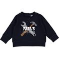 thumbnail image 2 of Inktastic Papa Little Helper Baby Sweatshirt, 2 of 4