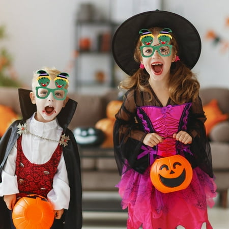 

Halloween Glasses Halloween Glasses Creatives Cats Pumpkin Spider Cats Party Props Atmospheres Halloween Glasses