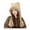 Khaki, variant on harmtty Women Hat Bear Ear Design Thickened Plush Ear Protection Hat Skiing Camping Travel Autumn Winter Headwear