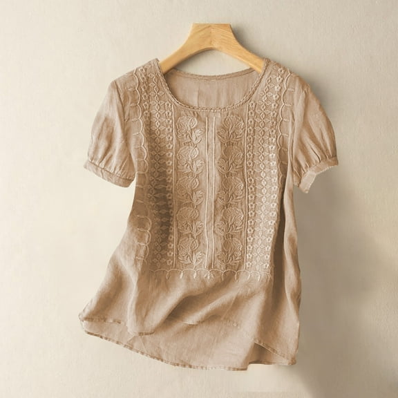 BILIKEYU Women's Fashionable Casual Solid Color T Shirts, Tee Shirts Womens, Womens Tops, Women'S Clothing