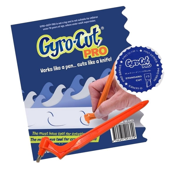 Herramienta de corte artesanal Gyro-Cut Pro con hoja de acero estándar de 15°