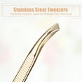thumbnail image 2 of Unique Bargains Anti Slip Eyebrow Clip Gold Tone Eyebrow Clip for Women Eyebrow Combing 3.31"x0.28", 2 of 7