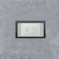 thumbnail image 1 of QUMIIRITY 2Pcs Waterproof Black Abs Ultra Thin Square Socket Outlet Cover For Kitchen, 1 of 7