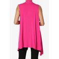 thumbnail image 2 of TheMogan Women's Long Vests Sleeveless Draped Lightweight Open Front Cardigan, 2 of 7