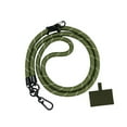 thumbnail image 1 of Phone Tether Phone Lanyard Holder Strap Phone Accessories Strong Detachable Hook Green White, 1 of 9