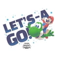 thumbnail image 2 of Juniors The Super Mario Galaxy Movie Yoshi Ride Let's A Go T Shirt, 2 of 5