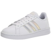 adidas Womens Grand Court Sneaker - White/Alumina/Alumina - 9