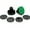 Color:Black push handle bl, variant on Air Hockey Pusher and Air Hockey Pucks Table Hockey Pusher Set Goal Handle Pusher Replacement for Adult and Kids