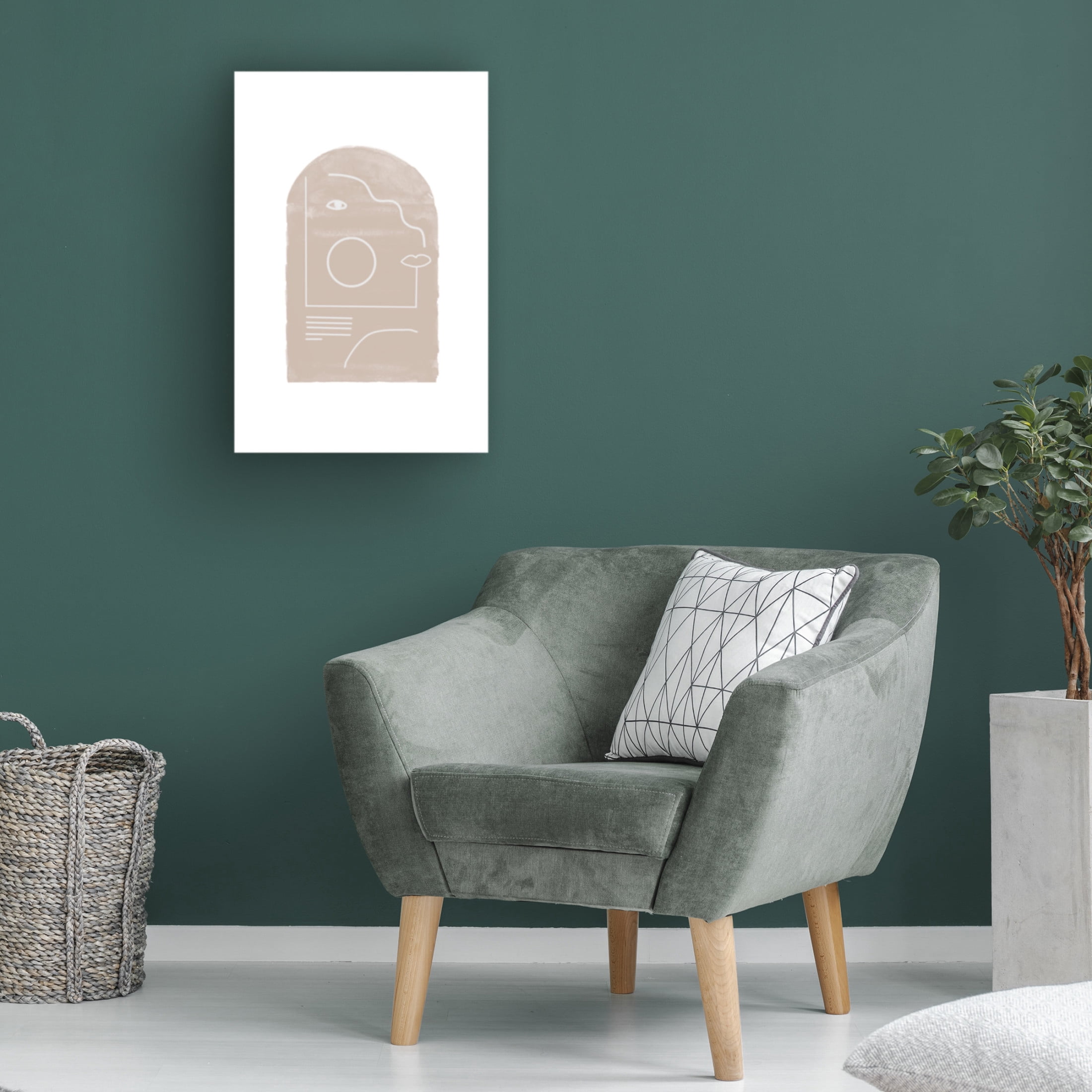 Trademark Fine Art THE MIUUS STUDIO Soft Composition No6 Canvas Wall Art