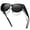 Black Frame Grey Lens, variant on Polarized Fit Over Glasses Sunglasses for Women Men Trendy Square Wrap Around Shades UV Protection BlackGrey
