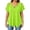 Green*, variant on RUTAYY Women's T-Shirt Elegant Plus Size V-Neck Short Sleeve Tee Shirts Solid Color Strap Detail Casual Tops Fashion Seaside Tees