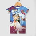thumbnail image 4 of Aladdin Baby Boy Girl Short Sleeve Rompers Bodysuit One Piece Jumpsuit Summer Outfit, 4 of 8