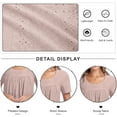 thumbnail image 5 of JuneFish Women's Tops Summer Sleeve Shirts Eyelet T Shirt Hollow Casual Blouse, 5 of 6