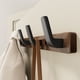 thumbnail image 5 of Gancho de Madera para Toallas de Baño, Gancho para Ropa Detrás de la Puerta de la Sala de Estar, Gancho de Almacenamiento Simple Que Ahorra Espacio, 5 of 5