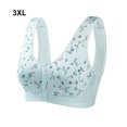 thumbnail image 4 of Minnieouse Sujetador Bralette Transpirable Y Que Absorbe La Humedad Para Mujeres Actividades Deportivas Ropa Interior Para Mujer Sujetadores Ropa interior verde claro 42/95【3XL】, 4 of 6