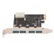 thumbnail image 2 of Tarjeta De Expansión USB 3.0, Fuente De Alimentación Independiente De Tasa De Transferencia De 5 Gbps VIA Chip 4 Puertos Tarjeta De Expansión De 4 Puertos Para Escritorio ANGGREK Otros, 2 of 8