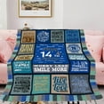 thumbnail image 2 of LHSHID 14 Year Old Boy Gifts Ideas Birthday Gifts for 14 Year Old Boys 14th Birthday Gifts for Boys Gifts for 14 Year Old Boy 14th Birthday Decorations for Boys Throw Blanket 60"x80", 2 of 7