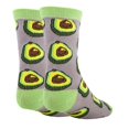 thumbnail image 4 of Oooh Yeah Kids Colorful Funny Novertly Crew Socks, Avocado Life, One Size, 4 of 4