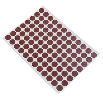 Ymapinc 580-Piece White Screw Hole Cover Stickers - 3 Sizes (12mm, 15mm, 21mm), PVC Self-Adhesive For Furniture