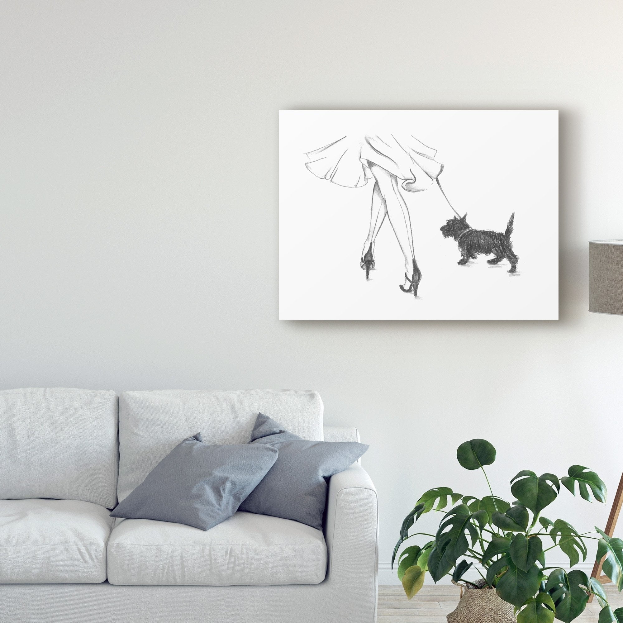 Trademark Fine Art 'Perfect Companion IV' Canvas Art by Ethan Harper