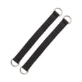 thumbnail image 3 of OULII 2Pack Hanging Rings for Workout Outdoor Exercise Grips Belt Black Nylon for Gym Equipment, 3 of 7