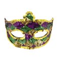 thumbnail image 2 of Máscara de color para fiesta de carnaval de moda para mujer Máscara facial completa Cara de mujer, 2 of 3