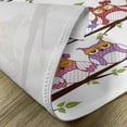 thumbnail image 5 of Ambesonne Owls Place Mats Set of 4, Birds on Tree Branches, Standard Size, Multicolor, 5 of 6