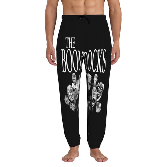 Men Boondoc-k Sweatpants Funny 3D Print Sports Joggers Pants Casual Graphic Trousers with Drawstring
