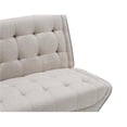thumbnail image 6 of Allora Mid Century Modern Tufted Sofa Bed in Beige, 6 of 7