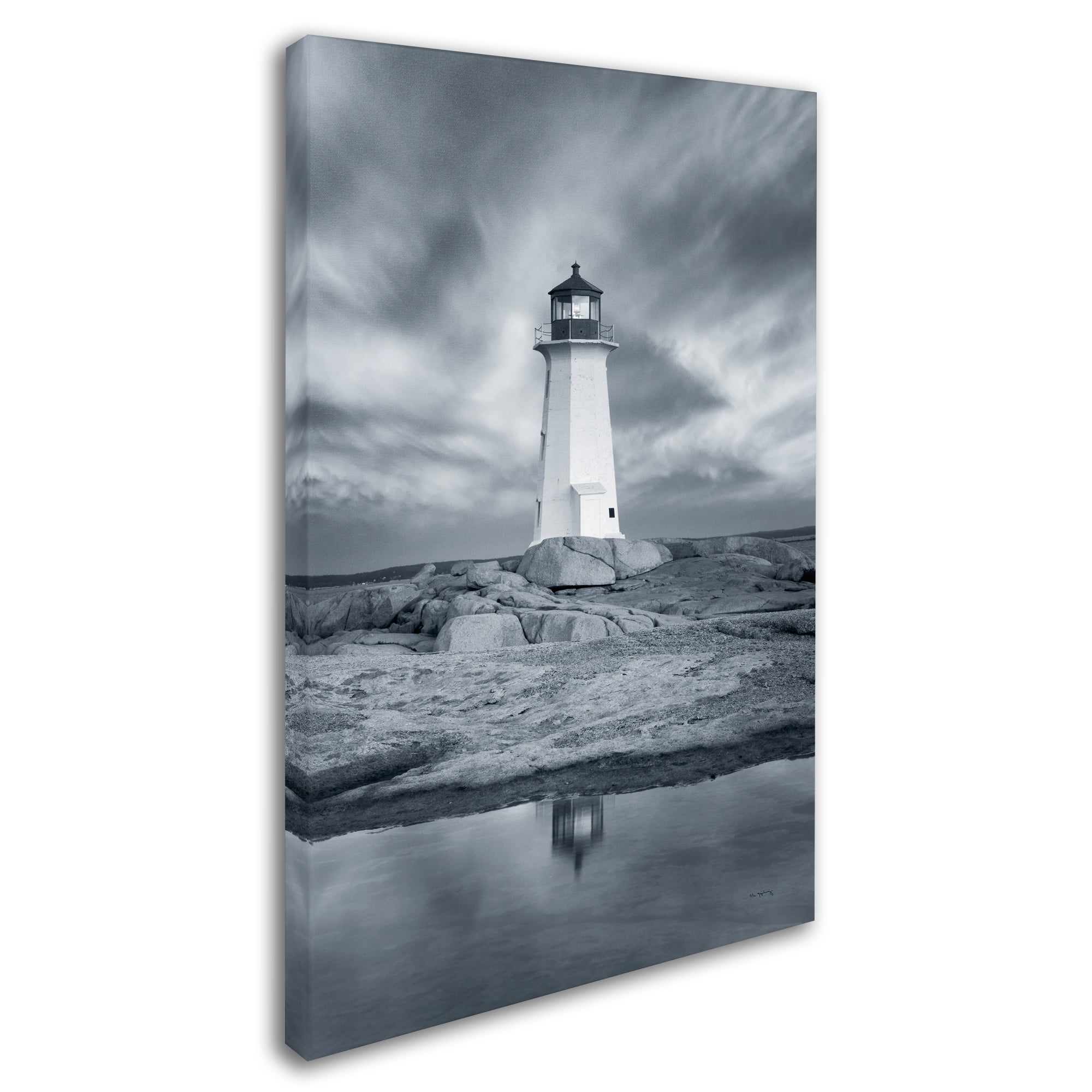 Trademark Fine Art 'By the Sea I no Border' Canvas Art by Alan Majchrowicz