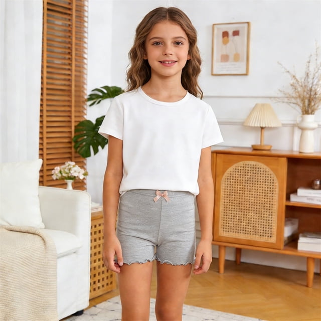Shorts for Girls - Everyday Lightweight Layering Underwear with Soft Seamless Comfort for Routine Wear