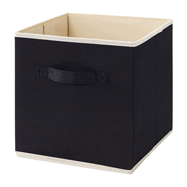 Fiudx Organizador de Almacenamiento, Caja No Tejida de Gran Capacidad, Contenedor Plegable de Fácil Almacenamiento, Diseño de Asa Resistente, Ideal para Usar En El Armario de La Oficina En Casa, Perf