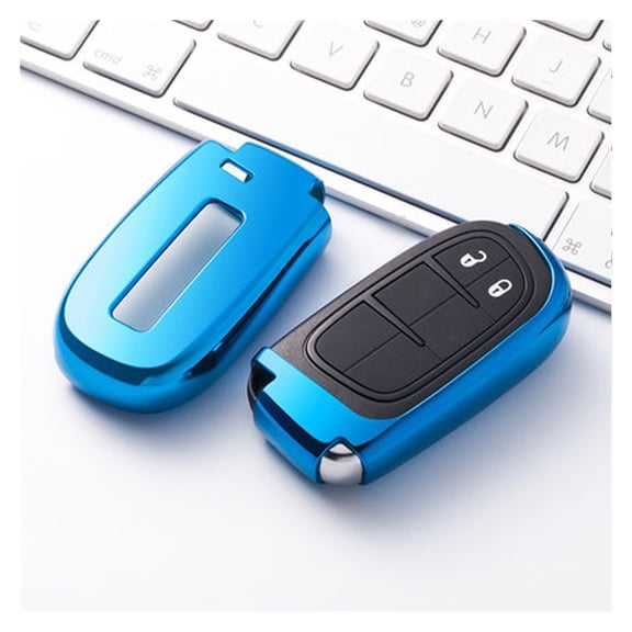 SUGUANGHUI 1PCS TPU soft rubber material car key bag for Dodge and Jeep, car key case, car key protection case, men's and women's gift
