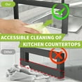 thumbnail image 2 of Over The Sink Dish Drying Rack,25.9"-33.4" Large Stainless Steel Dish Drying Rack Drainer, Expandable Height & Length 2 Tier Dishes Racks for Kitchen Counter Organizer, 2 of 7