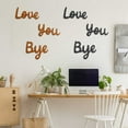 thumbnail image 2 of Love You Bye Sign Above Door, Love You Bye Wood Sign, Love You Bye Door Topper, Love and Warm for Your Family Lovers Wall Art Decor, 2 of 7
